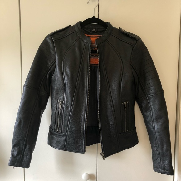 classic leather jacket womens